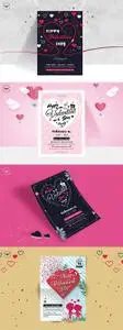 4 Valentines Day Flyer Templates