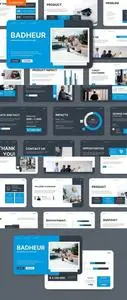 Navy Blue Modern Business Company Profile PPT