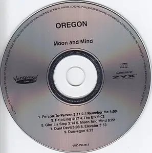Oregon - Moon And Mind (1979) {Vanguard} [Repost]