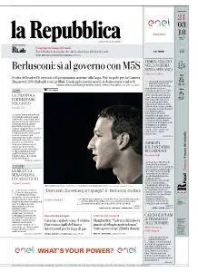 la Repubblica - 21 Marzo 2018