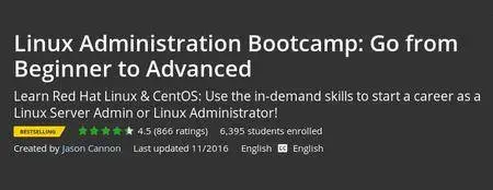 Udemy - Linux Administration Bootcamp: Go from Beginner to Advanced