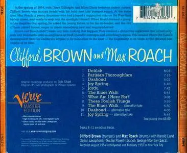 Clifford Brown & Max Roach - Clifford Brown And Max Roach (1955) {2000, Remastered} Repost