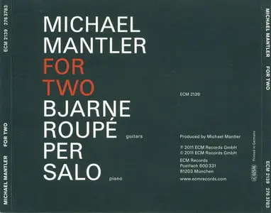 Michael Mantler - For Two (2011)