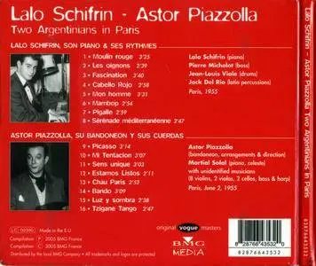 Lalo Schifrin & Astor Piazzolla - Two Argentinians In Paris (1955) {BMG France 82876643532 rel 2005}