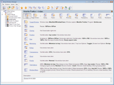 Actual Window Manager 7.2