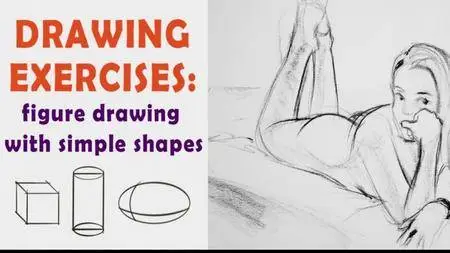 Drawing exercises: figure drawing with simple shapes