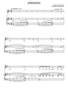 Johanna - Stephen Sondheim, Sweeney Todd Musical (Piano Vocal)