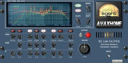 BC Lab SAPEQ Spectrum Analyzer Parametric Equalizer VST v1.0