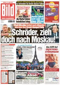 Bild Berlin - 25 April 2022