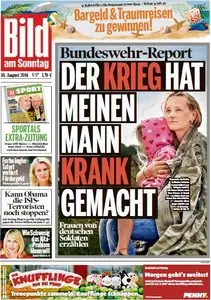 Bild am Sonntag, 10. August 2014