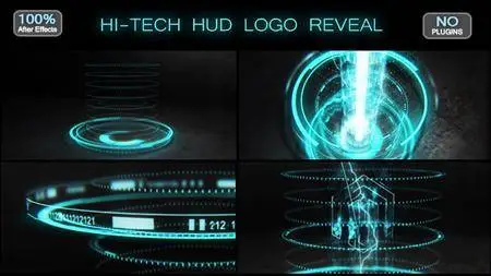 Hi-tech HUD Logo Reveal - Project for After Effects (VideoHive)