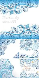 Winter Backgrounds Vector 3