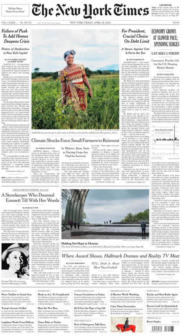 The New York Times 28 April 2023 / AvaxHome