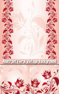 Stck Vector - Abstract floral vintage background