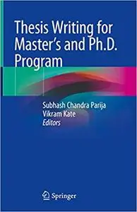 Thesis Writing for Master's and Ph.D. Program (Repost)