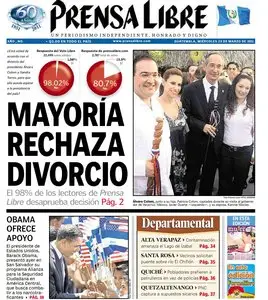 PRENSA LIBRE 20 21 22 23 MARZO 2011