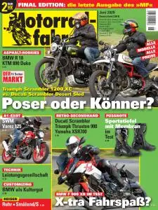 Motorradfahrer - Juni 2020