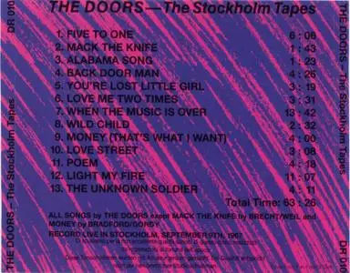 The Doors - The Stockholm Tapes (1988)