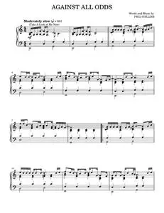 Against all odds - Phil Collins (Piano Solo)