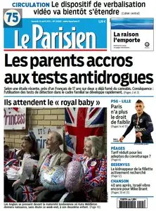 Le Parisien + Journal de Paris du Samedi 25 Avril 2015