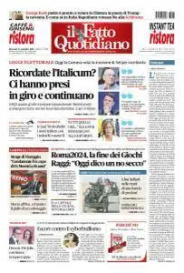 Il Fatto Quotidiano - 21 Settembre 2016