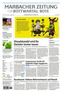 Marbacher Zeitung - 20. Oktober 2018