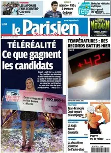 Le Parisien du Dimanche 19 Aout 2012