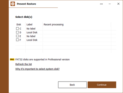 Prevent Restore Professional 2023.15 for windows instal