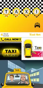 Vectors - Taxi Set