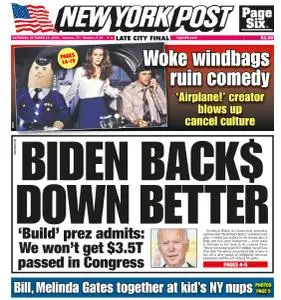 New York Post - October 16, 2021