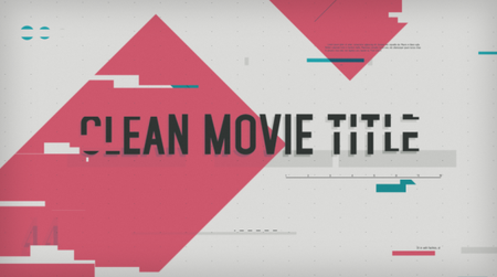 Clean Movie Title - Project for After Effects (VideoHive)