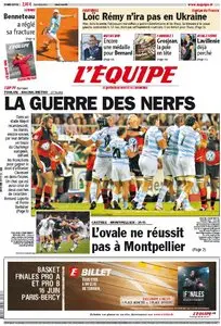 L'Equipe Edition du Samedi 26 Mai 2012