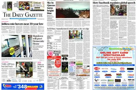 The Daily Gazette – December 28, 2018