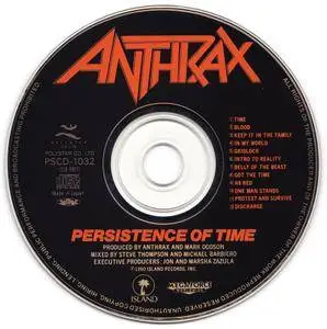 Anthrax - Persistence Of Time (1990)