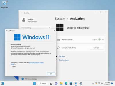Windows 11 Enterprise 22H2 Build 22621.1105 (No TPM Required) With Office 2021 Pro Plus Multilingual Preactivated