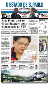 Jornal O Estado de São Paulo - 31 de agosto de 2012 - Sexta