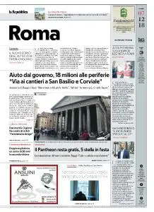 la Repubblica Roma - 7 Dicembre 2018