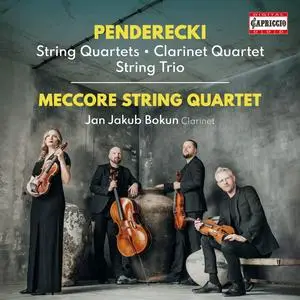 Meccore String Quartet - Penderecki Clarinet & String Quartets & String Trio (2023) [Official Digital Download 24/96]