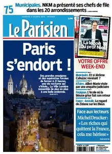 Le Parisien  + Journal de Paris du Vendredi 11 Octobre 2013