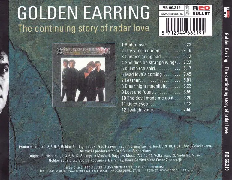 Radar love. Golden Earring - the continuing story of Radar Love (1989). The continuing story of Radar Love Golden Earring. Golden Earring Radar Love обложка. Golden Earring 1995.