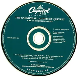 The Cannonball Adderley Quintet - Why Am I Treated So Bad! (2006)