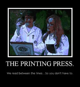 The Printing Press: Transforming Power of Technology 