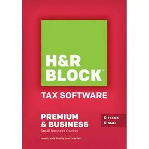 H&R Block 2015 Premium & Business Tax Software (Efile + State)