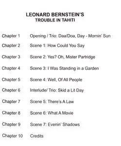 Bernstein: The Concert Collection BOXSET 9 DVD - Leonard Bernstein´s Trouble in Tahiti - DVD 9/9