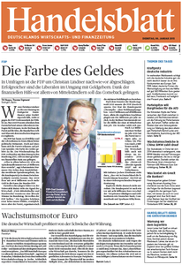 Handelsblatt vom Dienstag, 06. Januar 2015