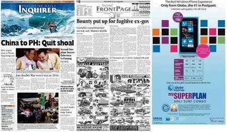 Philippine Daily Inquirer – April 18, 2012