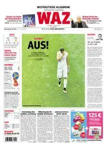 WAZ Westdeutsche Allgemeine Zeitung Duisburg-West - 28. Juni 2018