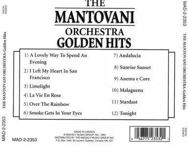 The Mantovani Orchestra - Golden Hits (1993) {Madacy} **[RE-UP]**