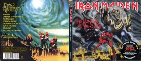 Iron Maiden - The Studio Collection, Part 1 (Box Set 4 CD, 1980-1983, Remastered 2015) (2018)