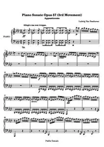 BeethovenLv - Sonata No. 23 “Appassionata” (3rd Movement: Allegro, ma non troppo - Presto)